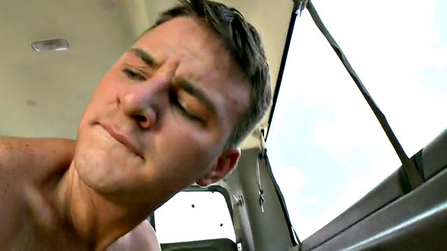 Picked up stud fucks in bus till cumshot