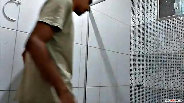 Dick Play In The Bathroom - David Scott