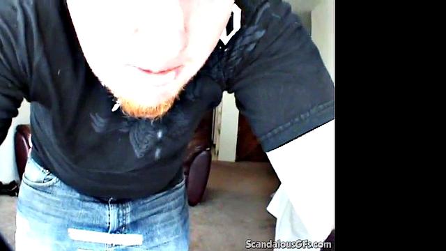 Big Tits Girlfriend fucked in a cozy room with black guy