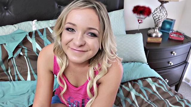 Small Tits GF Plays With Toy