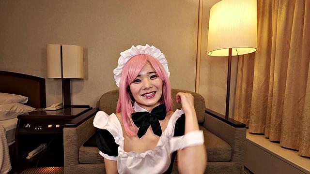 Horny Maid Ringo Fujii Railed In Hotel Room