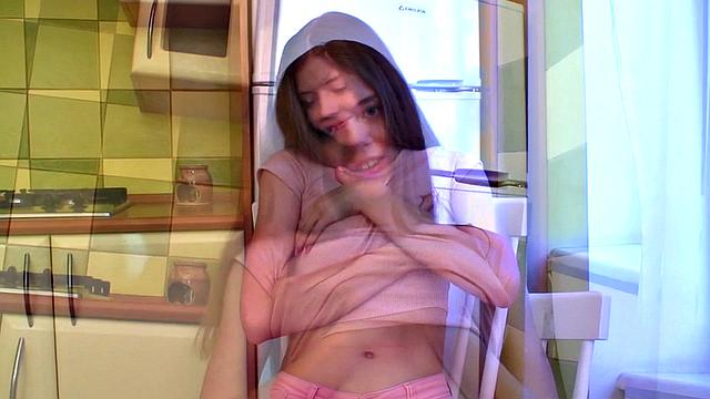 Slom, stacked and slamming her tight cunt in the kitchen