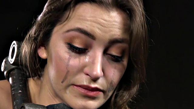 Hairybush submissive in electrosex