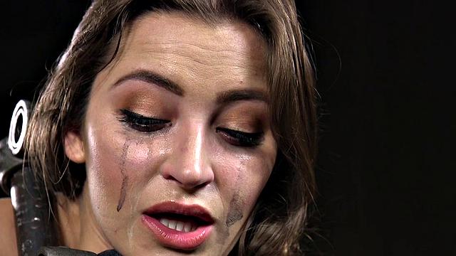 Hairybush submissive in electrosex