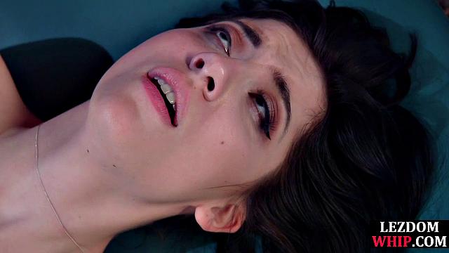 Cunt caned by submissive femdom