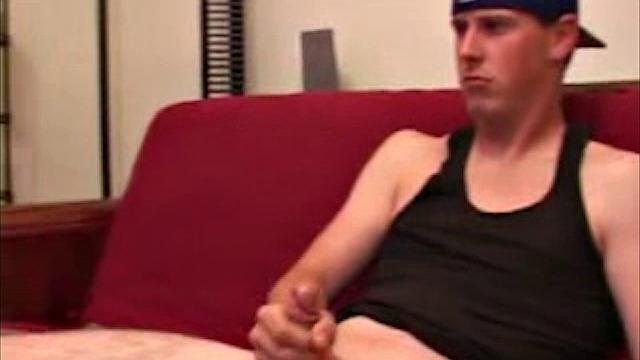 Maxx Wood Stroking His Meat