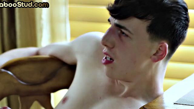 Weird stud barebacked by hard dick of hairy stepbro