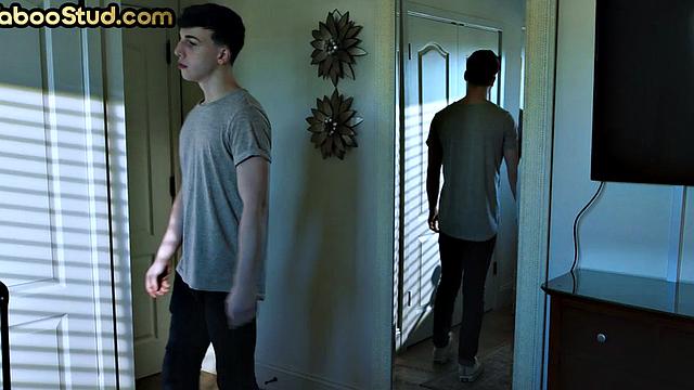 Weird stud barebacked by hard dick of hairy stepbro