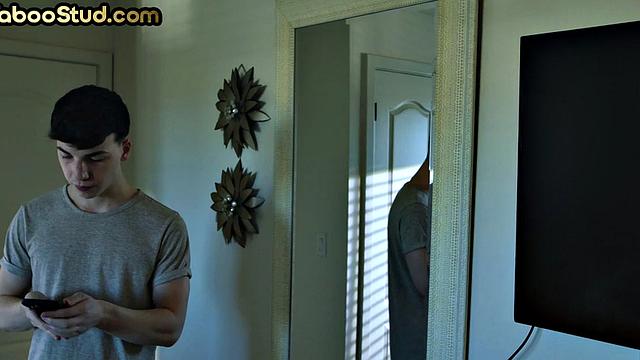 Weird stud barebacked by hard dick of hairy stepbro