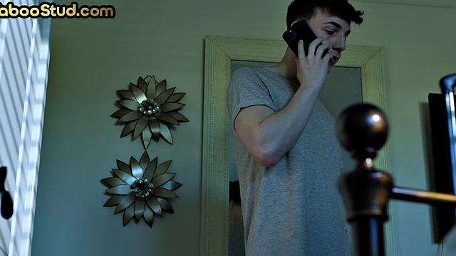 Weird stud barebacked by hard dick of hairy stepbro