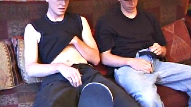 When Shane hooks up with Dane at the skate park, he has no idea what kind of an afternoon he's in for. After heading indoors, the guys stroke their cocks separately, while taking their clothes off, a few pieces at a time.