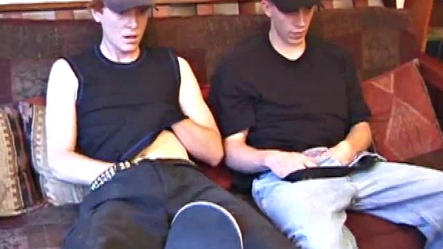 When Shane hooks up with Dane at the skate park, he has no idea what kind of an afternoon he's in for. After heading indoors, the guys stroke their cocks separately, while taking their clothes off, a few pieces at a time.