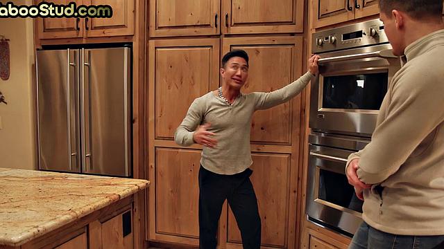 Taboo Asian stud rims and fucks stepbrother