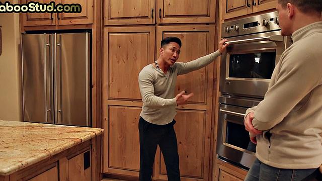 Taboo Asian stud rims and fucks stepbrother