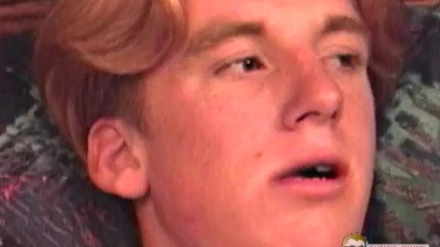 Straight boys Junior and Jason are back for some more side-by-side jerk off fun. This time they're kicked back on Auntie Bob's bed watching porn, in nothing but their boxers.