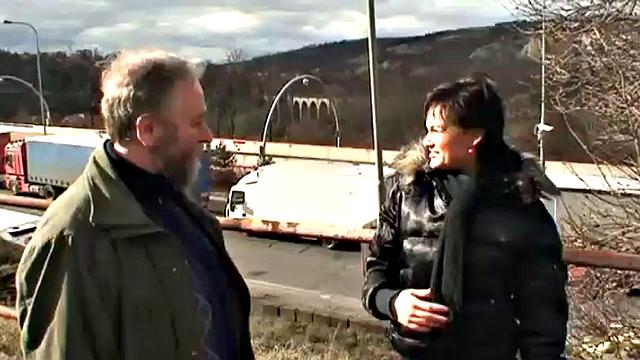 Teen doggystyled in public fuck