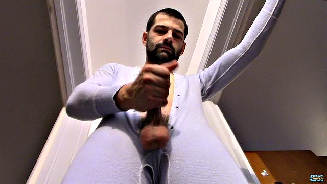 Str8 Mickey Pokes Out of his Onesie - Mickey Waters