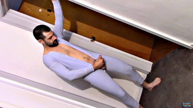 Str8 Mickey Pokes Out of his Onesie - Mickey Waters
