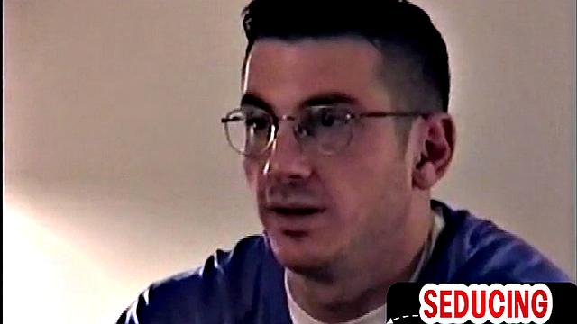 Muscular vintage guy solo wanking