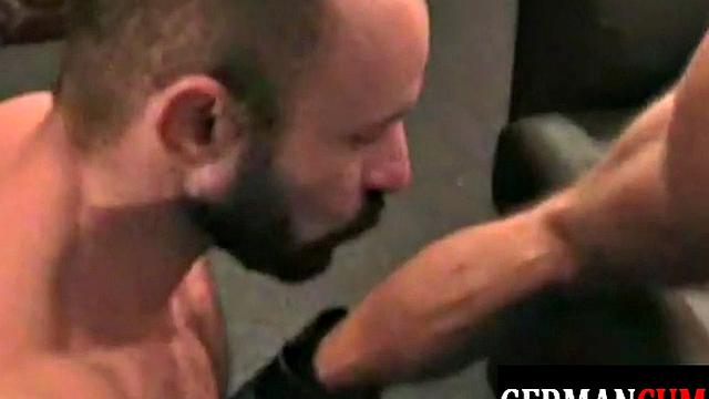 Athletic German DILFs bareback in cowboy and doggy