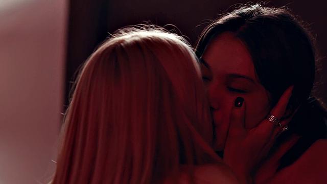 Big-titted Asian GF gets her trimmed pussy fingered while getting her face splattered with jizz