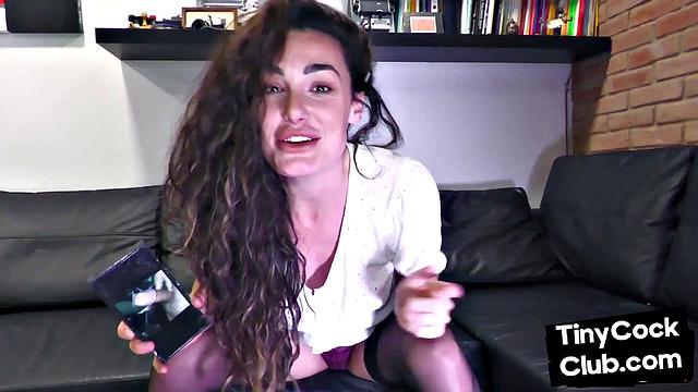 CFNM brit mocks small cock pictures from random guy