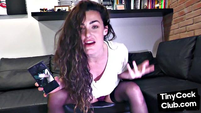 CFNM brit mocks small cock pictures from random guy