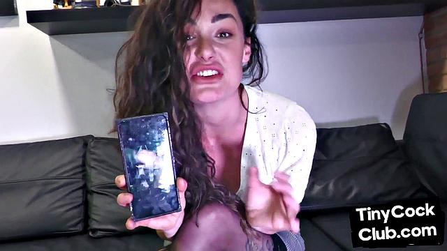 CFNM brit mocks small cock pictures from random guy