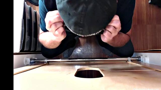 Nut Tugging Gloryhole Blowjob HD