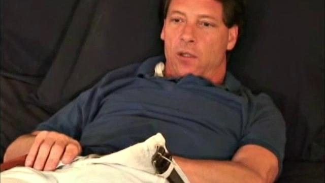 This is my second session with this nice looking gentleman. I decided to just let him do his thing, without any interaction from me. Sean says that he's straight, but is willing to have sex with another man...to see what it's like.