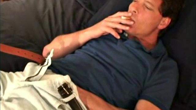 This is my second session with this nice looking gentleman. I decided to just let him do his thing, without any interaction from me. Sean says that he's straight, but is willing to have sex with another man...to see what it's like.