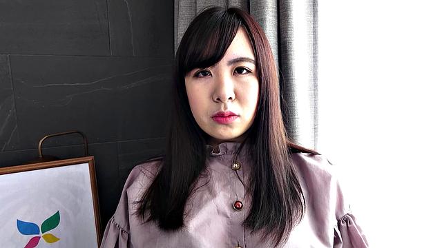 Nozomi Minami plays with our between big tits