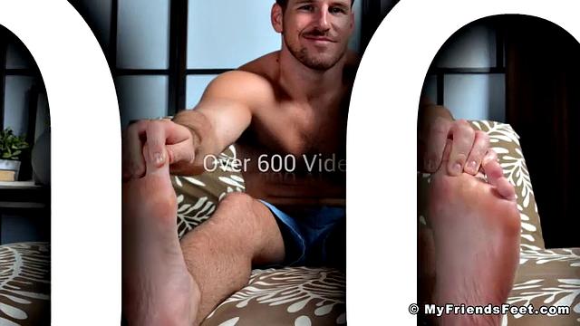 Logan Gets Tickled In Sheer Socks - mff0973_logan