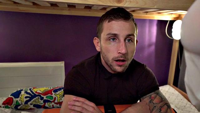 Amateur babe fucked by roommate after sucking