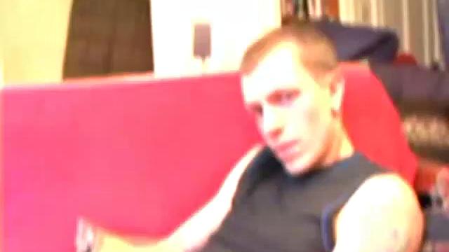 Proud of his rigid cock, Shane kicks back and starts stroking. Stimulated by porn video, things get pretty busy, but all cums out in the end.