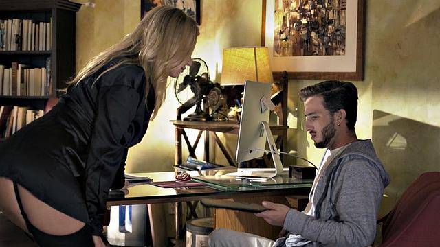 Cougar stepmom riding cock