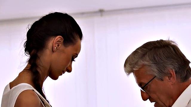 VIP4K. Evelyn Neill has sensual sex with her stepfather