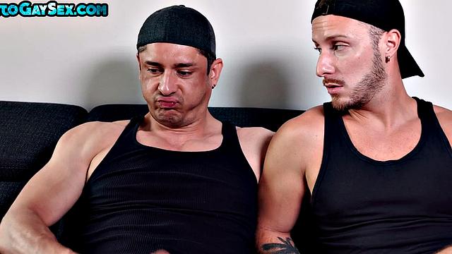 Buff hunks surrender to desires