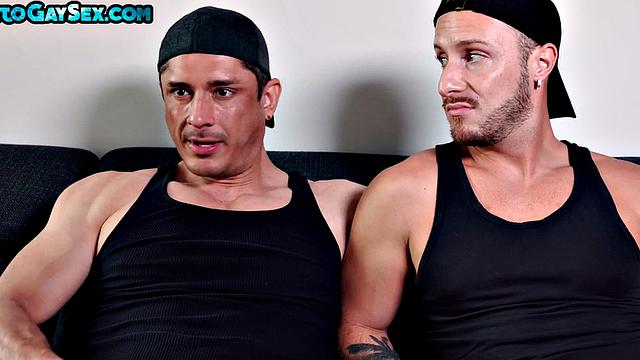 Buff hunks surrender to desires