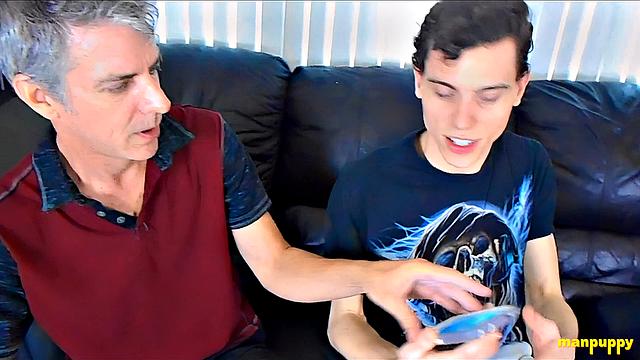 Spanking for Brat Step-Son - Aiden Valentine & Richard Lennox