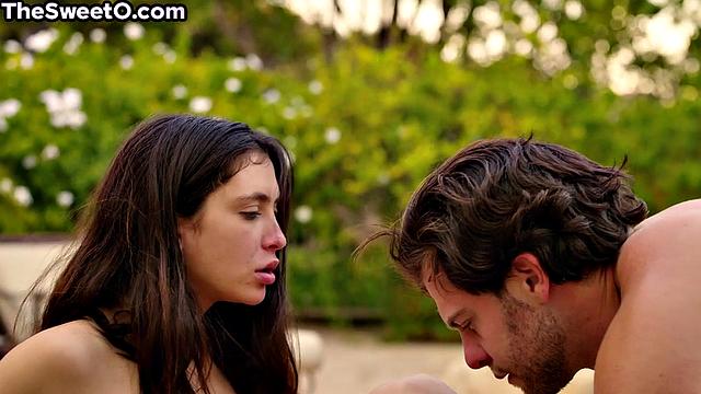 Hairy babe cockriding her lover