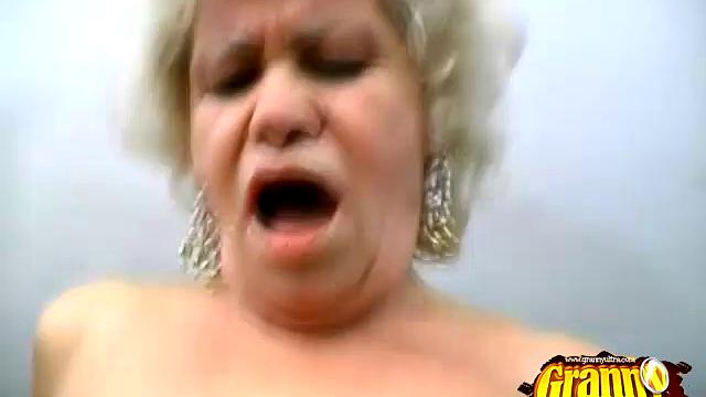 Grandmas Francesca and Erlene Sharing Young Cock