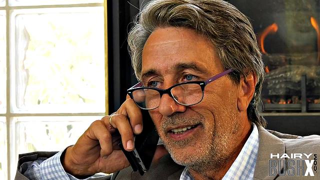 Hairy coed cockriding grandpa