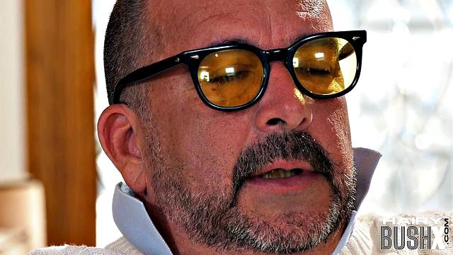 Hairy coed cockriding grandpa