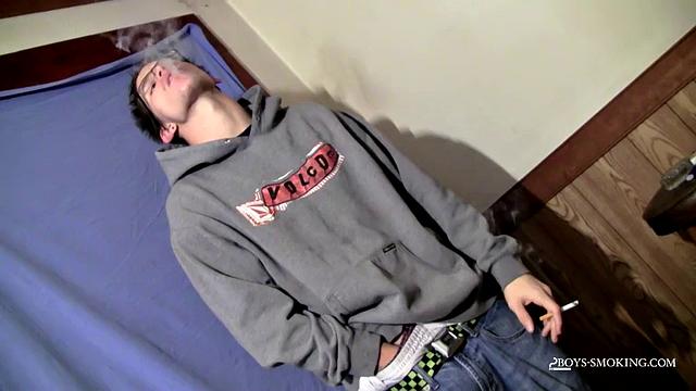 Lex Chains Smokes Marlboro Blacks