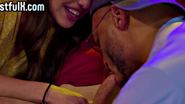 Bisexual interracial threesome with stamina