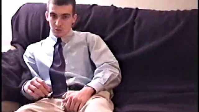 Darrell strokes his cock hard and moans for more