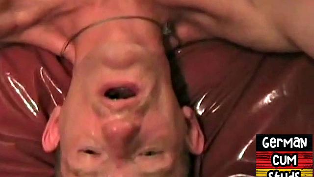 Real German gay assfucked in homemade anal joy