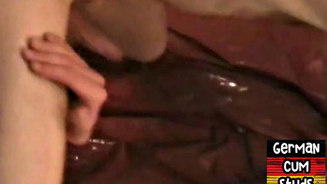 Real German gay assfucked in homemade anal joy