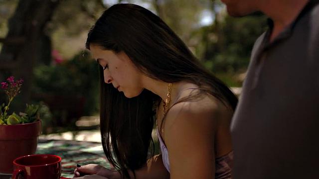 21yo skinny stepdaughter fucked outdoors by horny stepdad